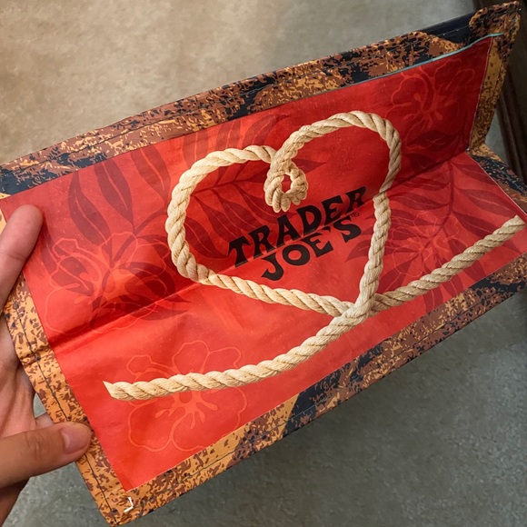 Trader Joe’s Plastic Reusable Shopping Tote Bag 6 Gallon Texas Cowboy Boots - Picture 4 of 5